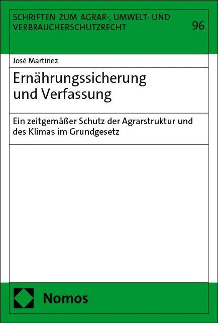 Ernährungssicherung und Verfassung
