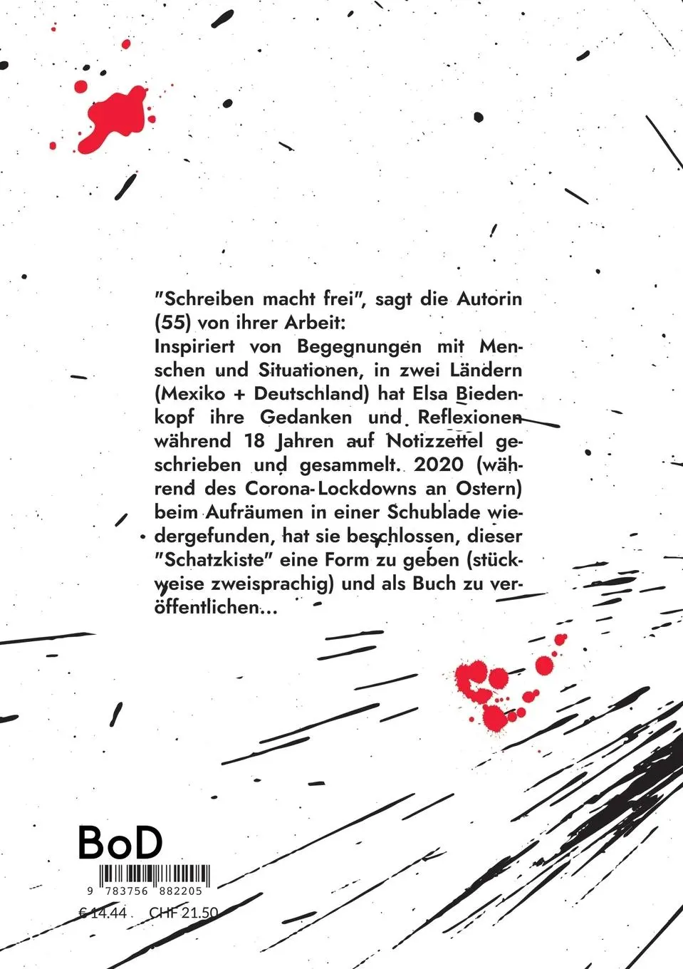 Rückseite: 9783756882205 | Stadt ohne Wind | Gedichte | Elsa Biedenkopf | Taschenbuch | 120 S.