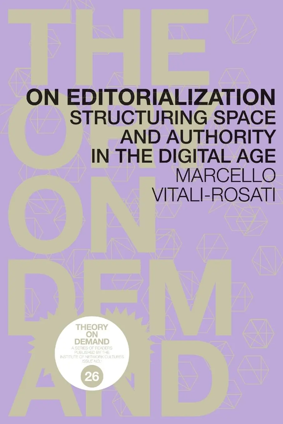 Cover: 9789492302205 | On Editorialization | Marcello Vitali-Rosati | Taschenbuch | Englisch