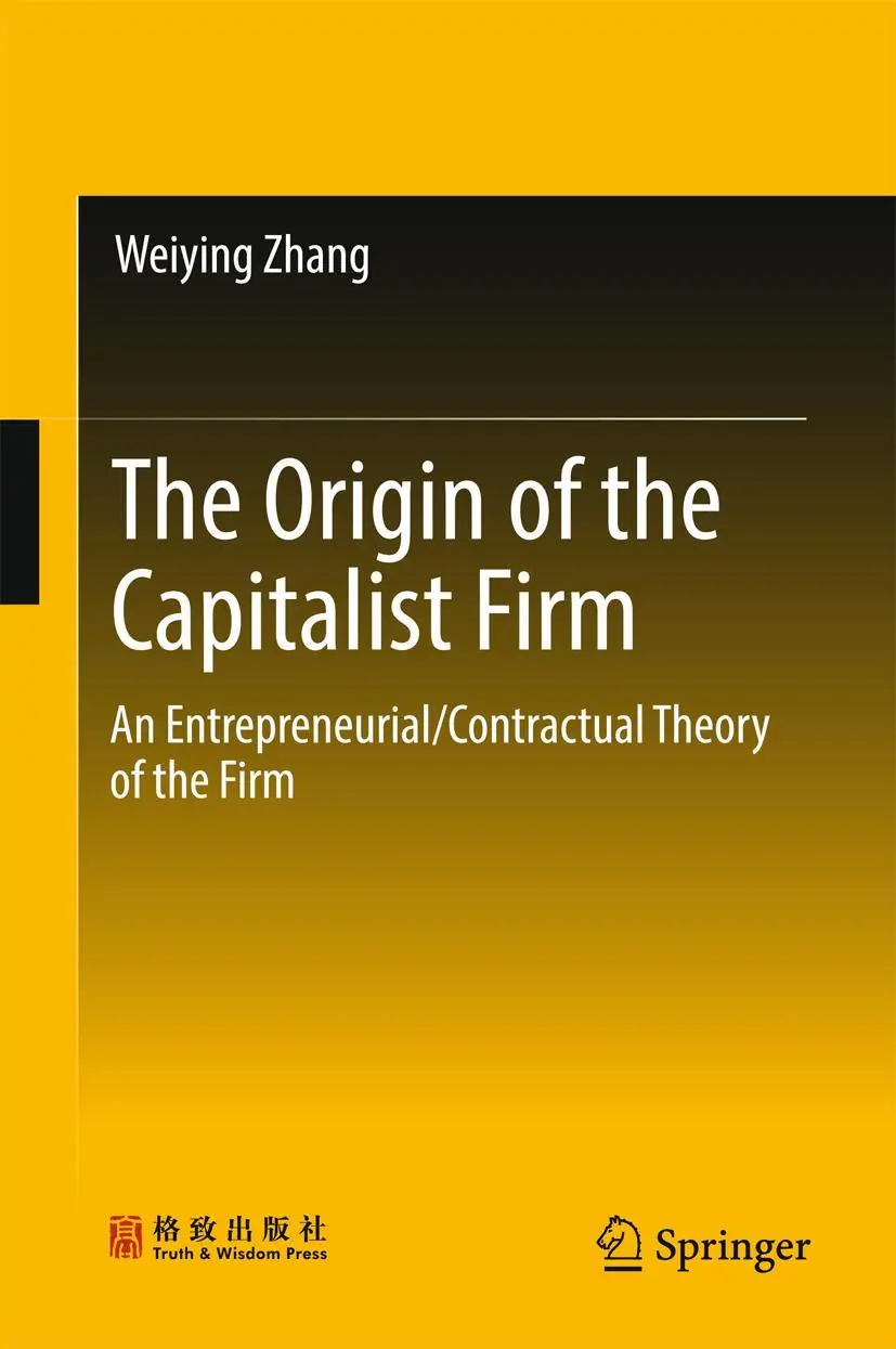 Cover: 9789811002205 | The Origin of the Capitalist Firm | Weiying Zhang | Buch | xvi | 2017