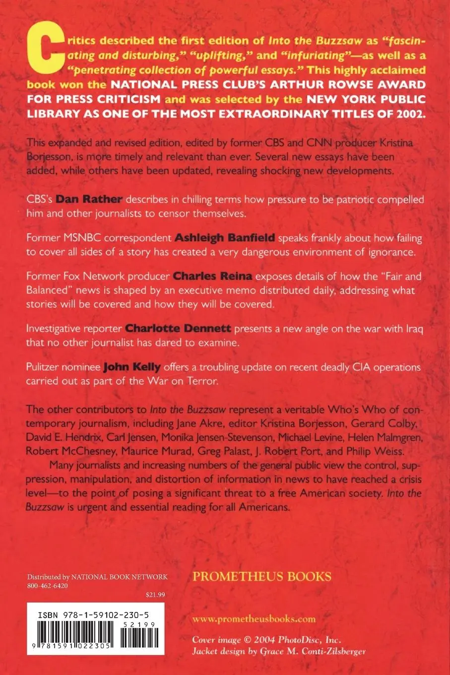 Rückseite: 9781591022305 | Into The Buzzsaw | Leading Journalists Expose the Myth of a Free Press