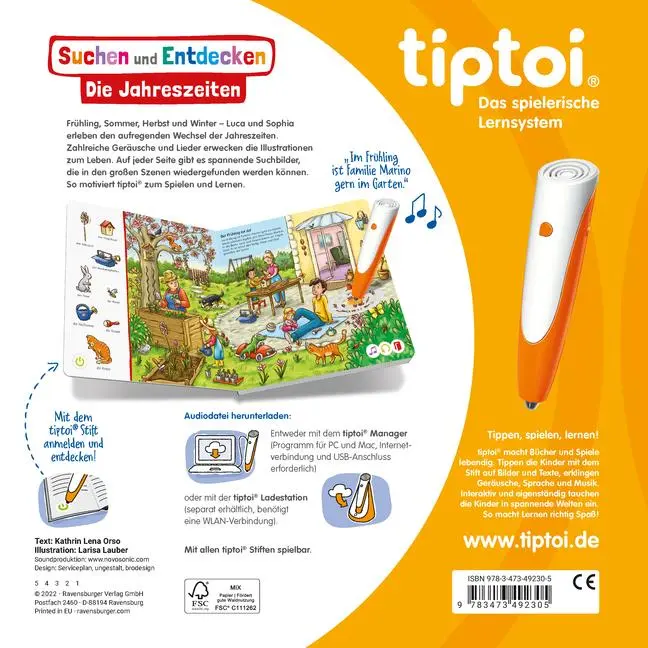 Bild: 9783473492305 | tiptoi® Suchen und Entdecken: Die Jahreszeiten | Kathrin Lena Orso