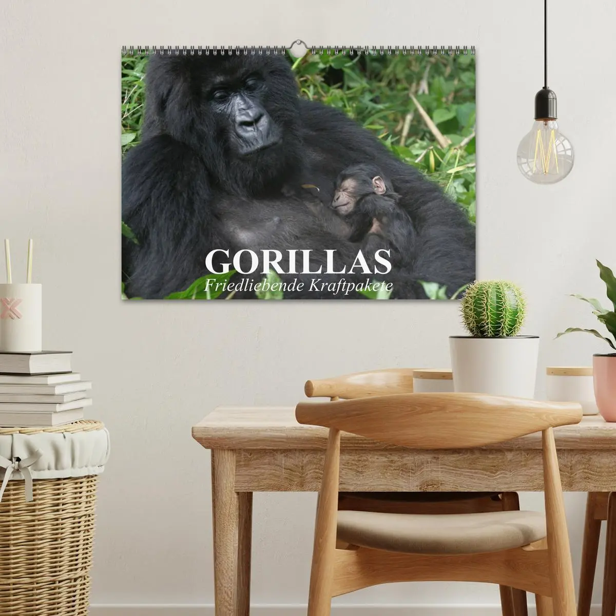 Bild: 9783516052305 | Gorillas. Friedliebende Kraftpakete (Wandkalender 2026 DIN A3...