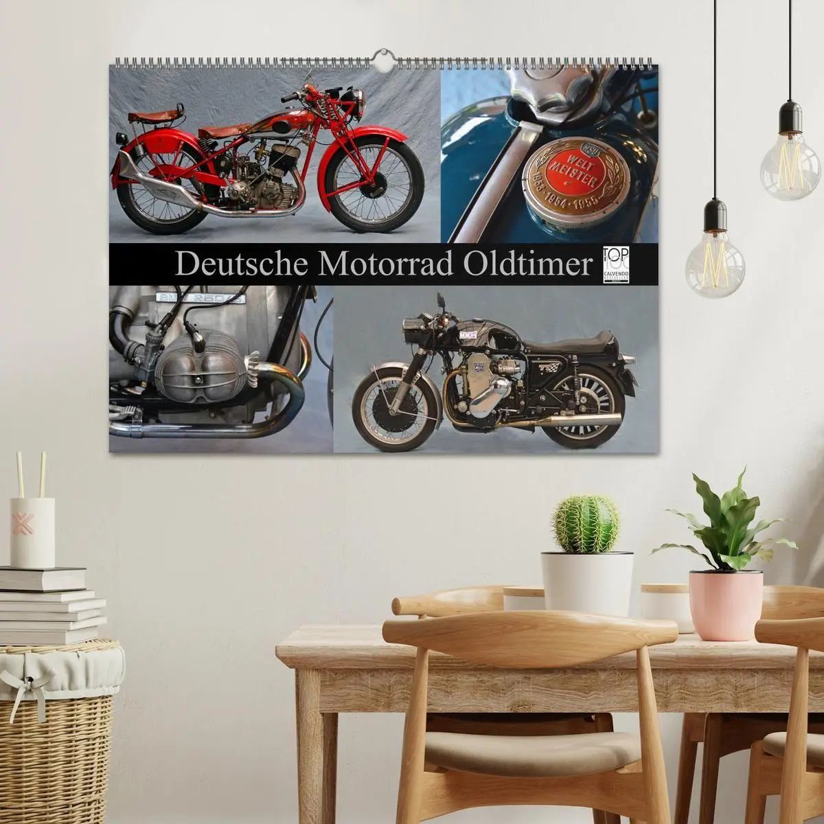 Bild: 9783594102305 | Deutsche Motorrad Oldtimer (Wandkalender 2027 DIN A2 quer),...