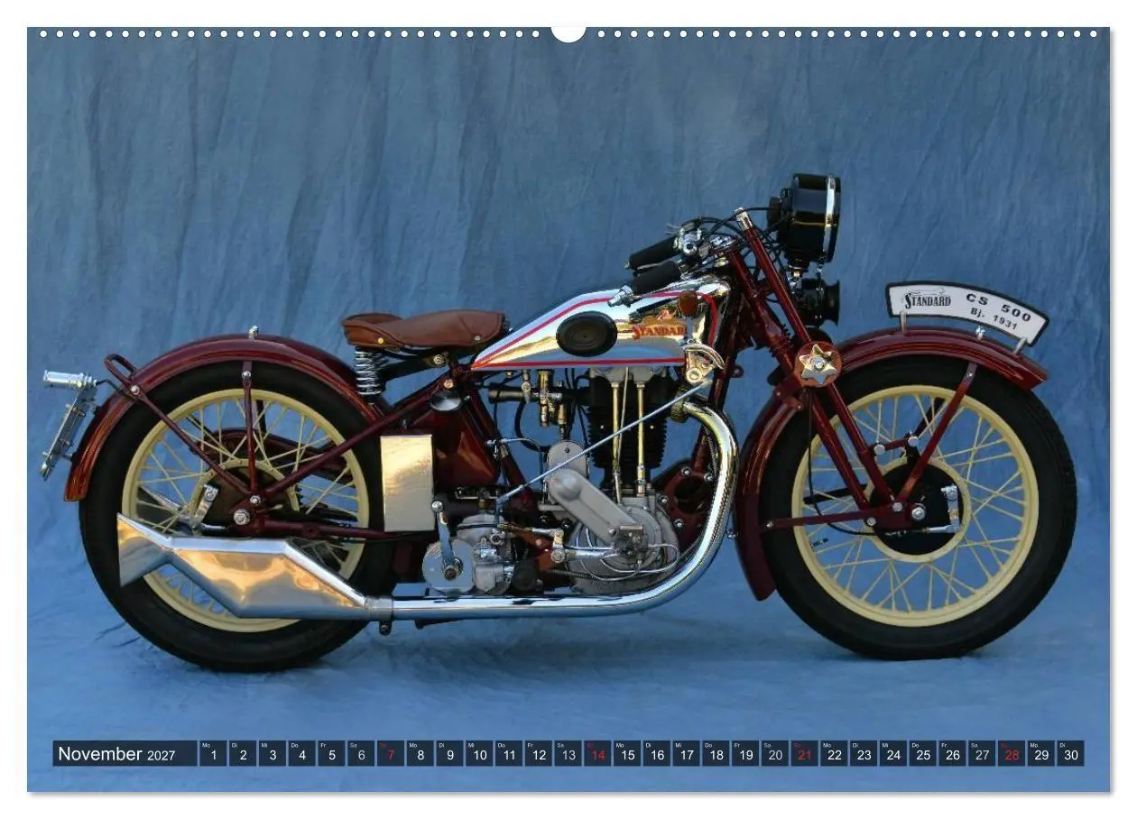 Bild: 9783594102305 | Deutsche Motorrad Oldtimer (Wandkalender 2027 DIN A2 quer),...
