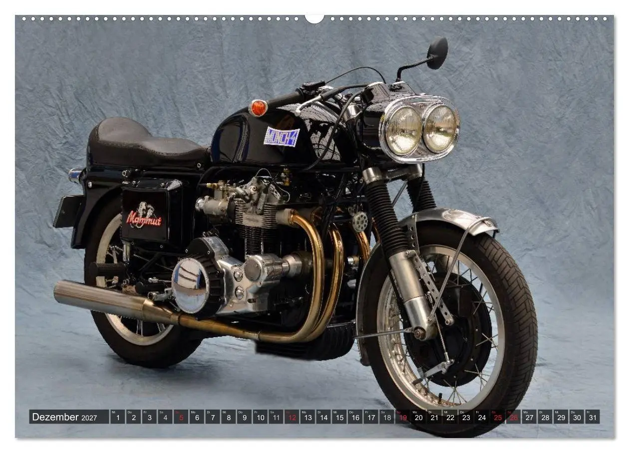 Bild: 9783594102305 | Deutsche Motorrad Oldtimer (Wandkalender 2027 DIN A2 quer),...