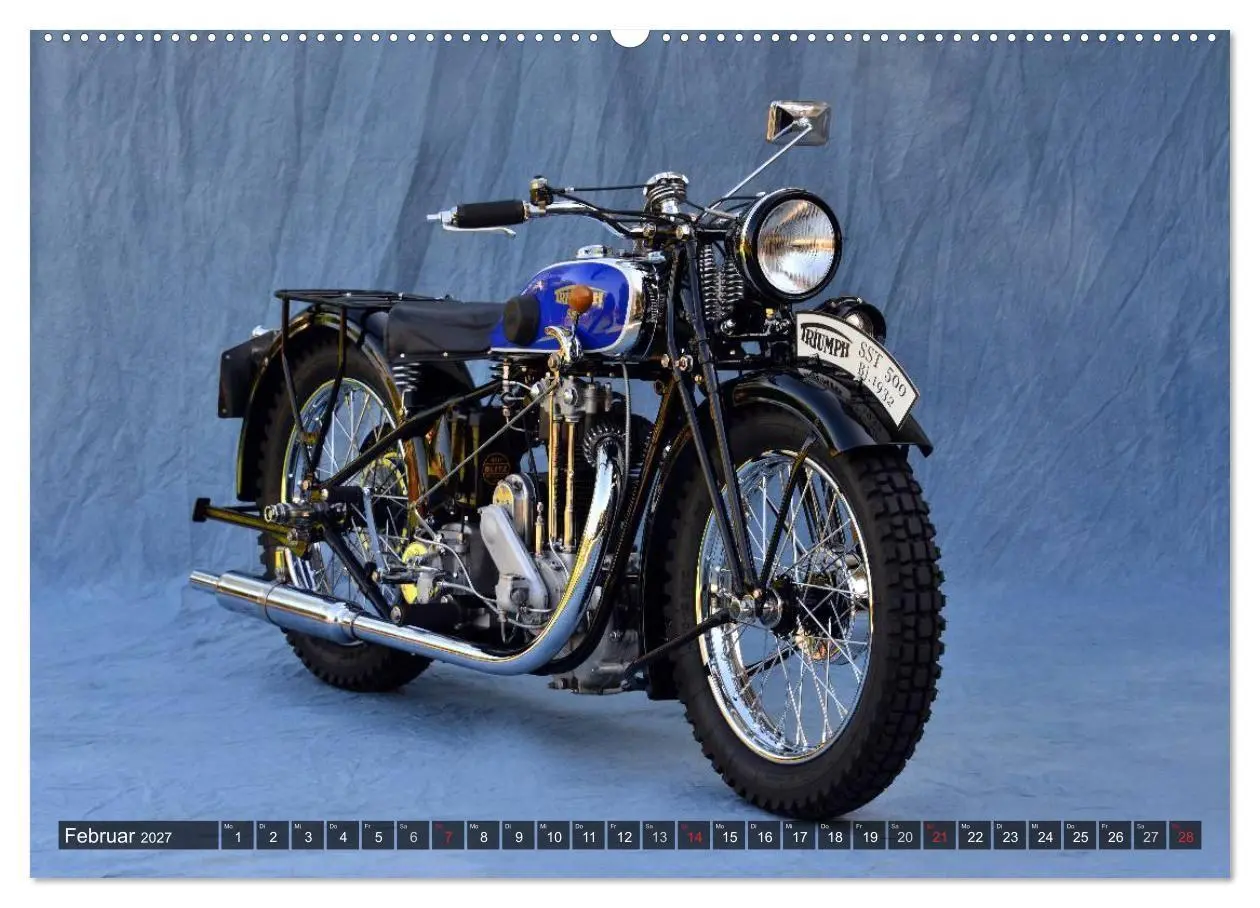 Bild: 9783594102305 | Deutsche Motorrad Oldtimer (Wandkalender 2027 DIN A2 quer),...