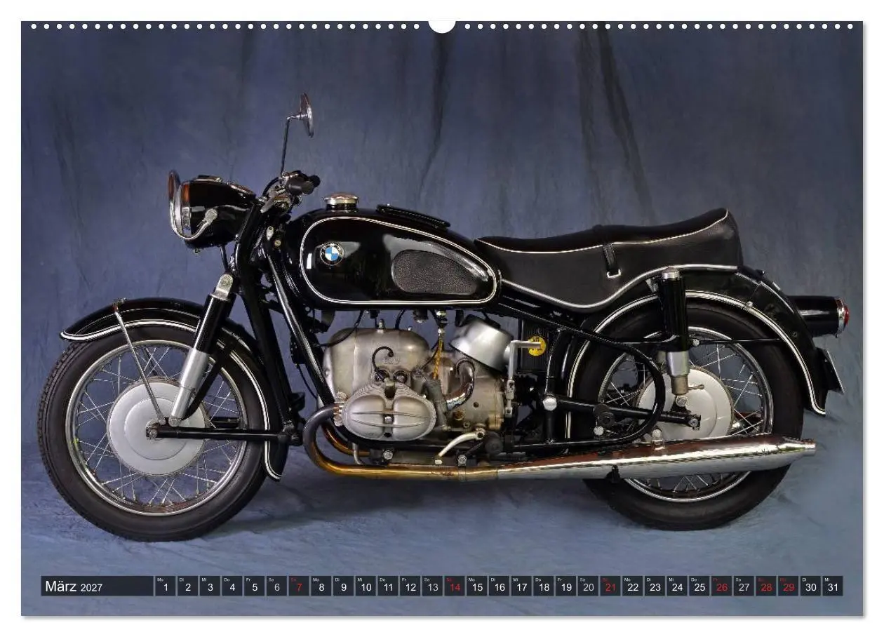 Bild: 9783594102305 | Deutsche Motorrad Oldtimer (Wandkalender 2027 DIN A2 quer),...