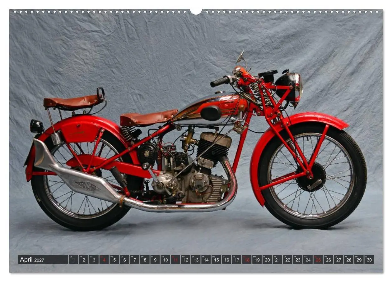 Bild: 9783594102305 | Deutsche Motorrad Oldtimer (Wandkalender 2027 DIN A2 quer),...