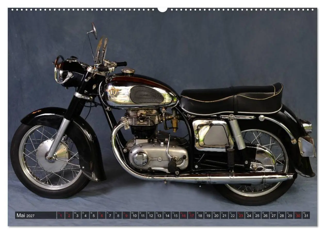 Bild: 9783594102305 | Deutsche Motorrad Oldtimer (Wandkalender 2027 DIN A2 quer),...