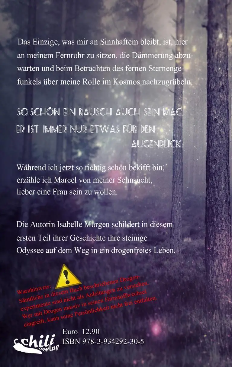 Rückseite: 9783943292305 | Trans I - Psychedelia | Autobiografie | Isabelle Morgen | Taschenbuch