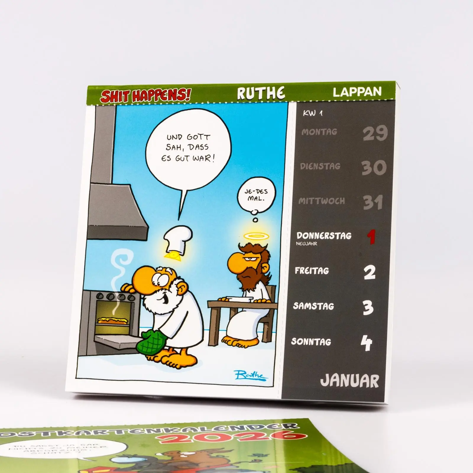 Bild: 9783830322405 | Shit happens! Postkartenkalender 2026 | Ralph Ruthe | Kalender | 2026