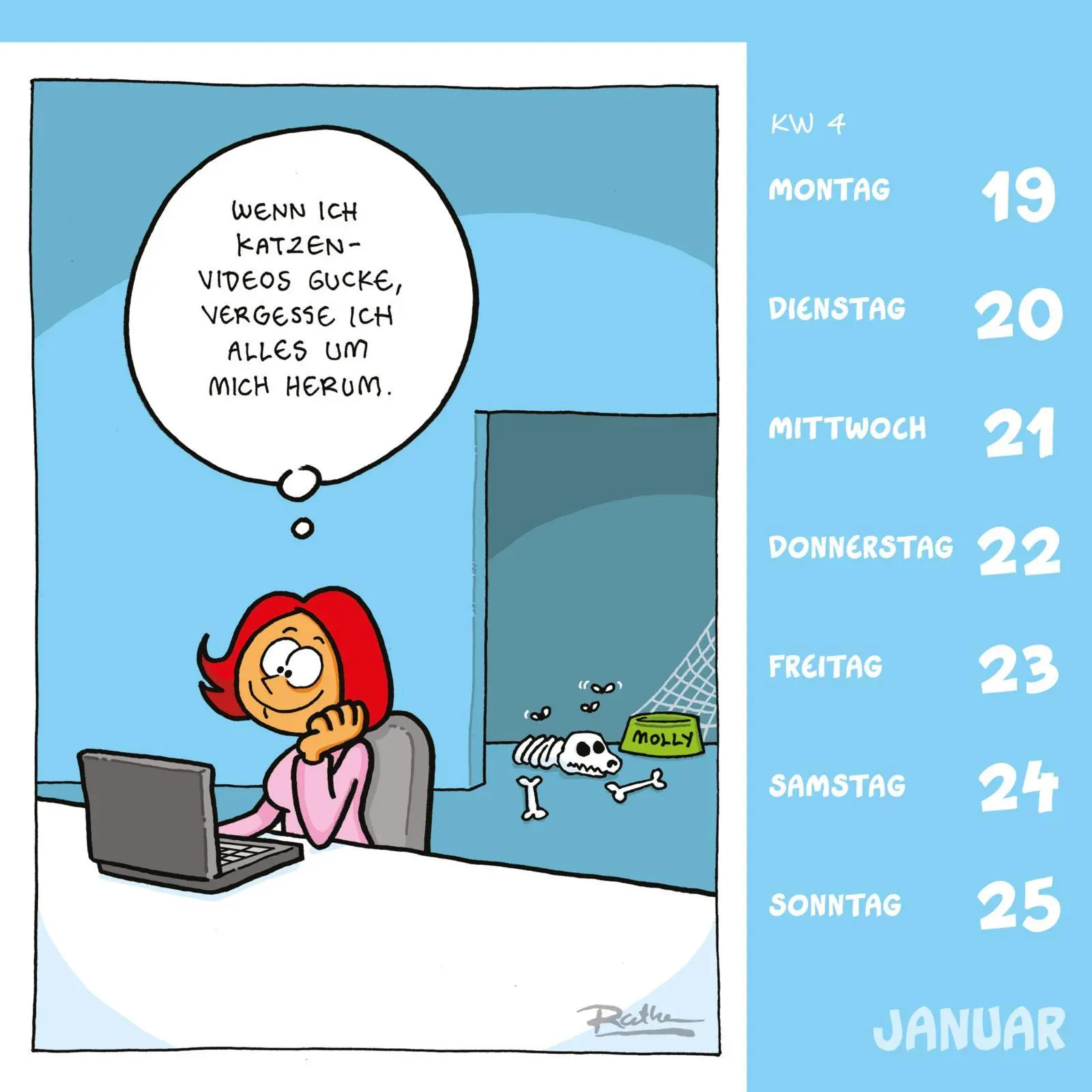 Bild: 9783830322405 | Shit happens! Postkartenkalender 2026 | Ralph Ruthe | Kalender | 2026