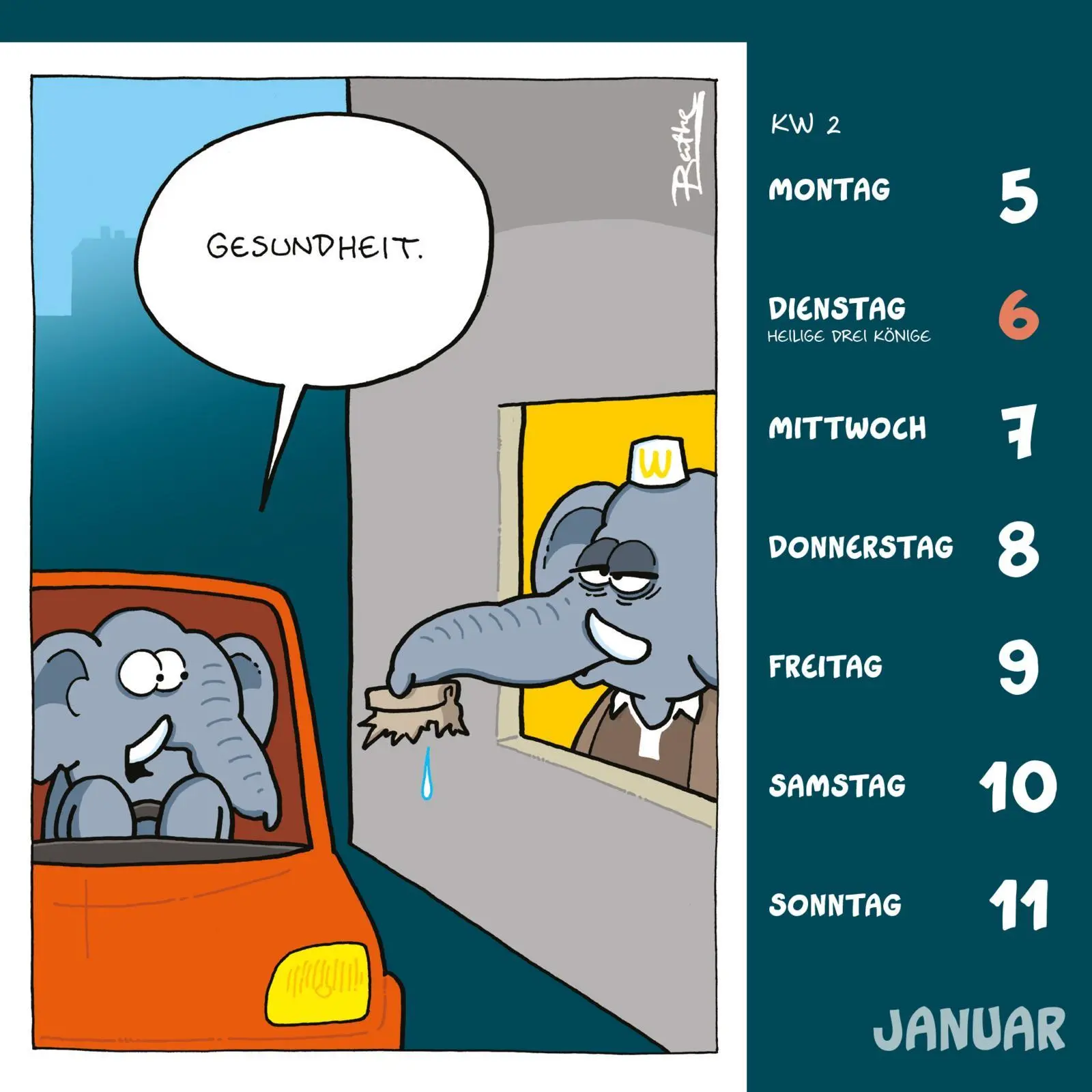 Bild: 9783830322405 | Shit happens! Postkartenkalender 2026 | Ralph Ruthe | Kalender | 2026