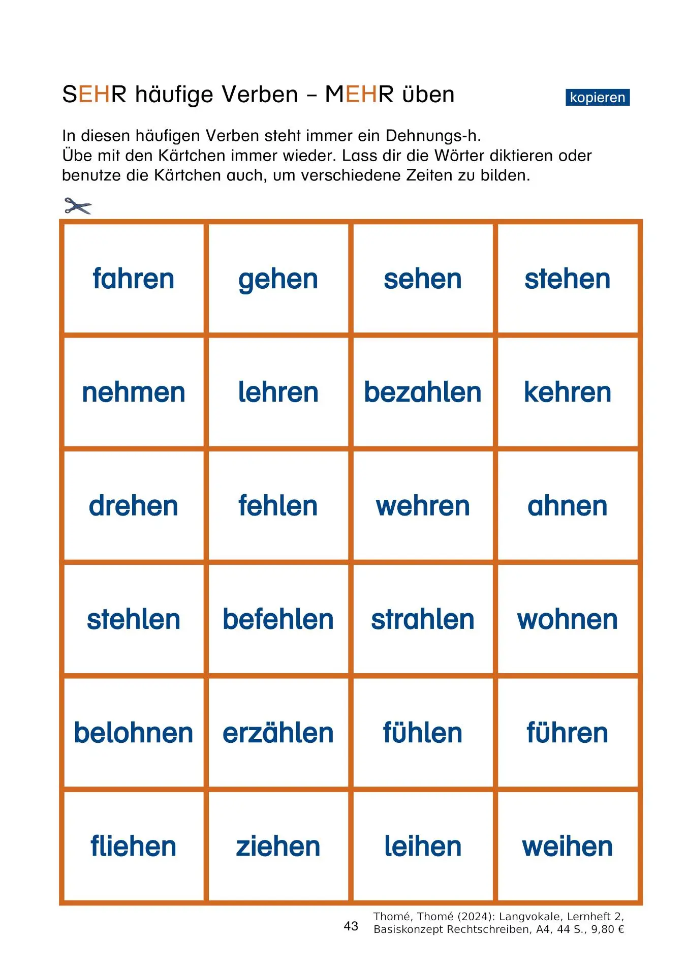 Bild: 9783942122405 | Langvokale | Günther Thomé (u. a.) | Broschüre | 44 S. | Deutsch