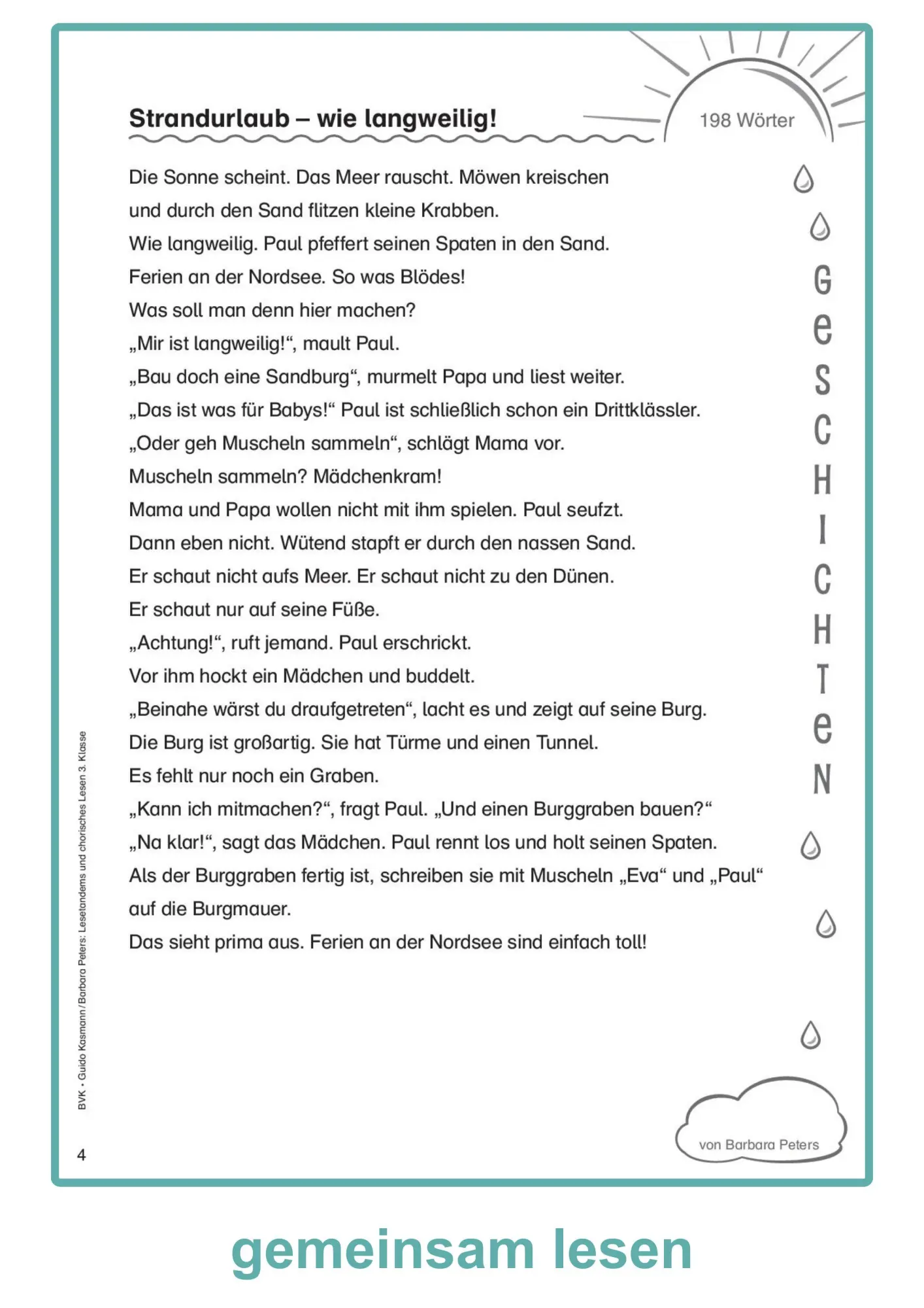 Bild: 9783965202405 | Lesetandems und chorisches Lesen - 3. Klasse | Guido Kasmann (u. a.)