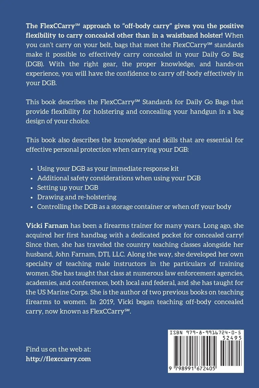 Rückseite: 9798991672405 | FlexCCarry¿ Solutions | Vicki Farnam | Taschenbuch | Englisch | 2024