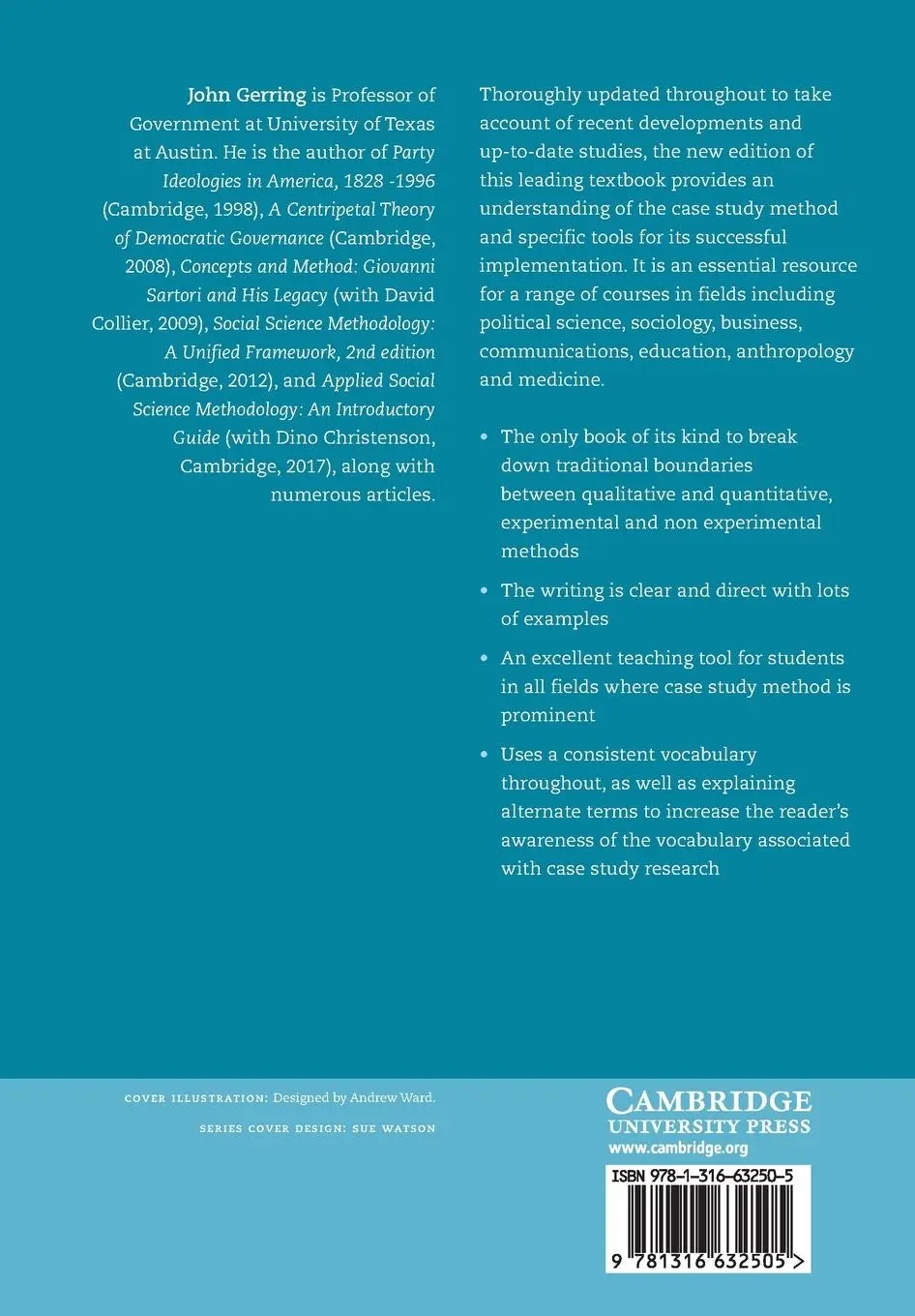 Rückseite: 9781316632505 | Case Study Research | Principles and Practices | John Gerring | Buch