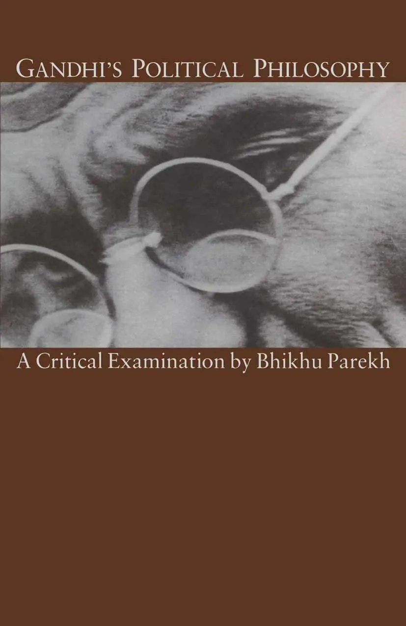 Cover: 9781349092505 | Gandhi's Political Philosophy | A Critical Examination | B. C. Parekh
