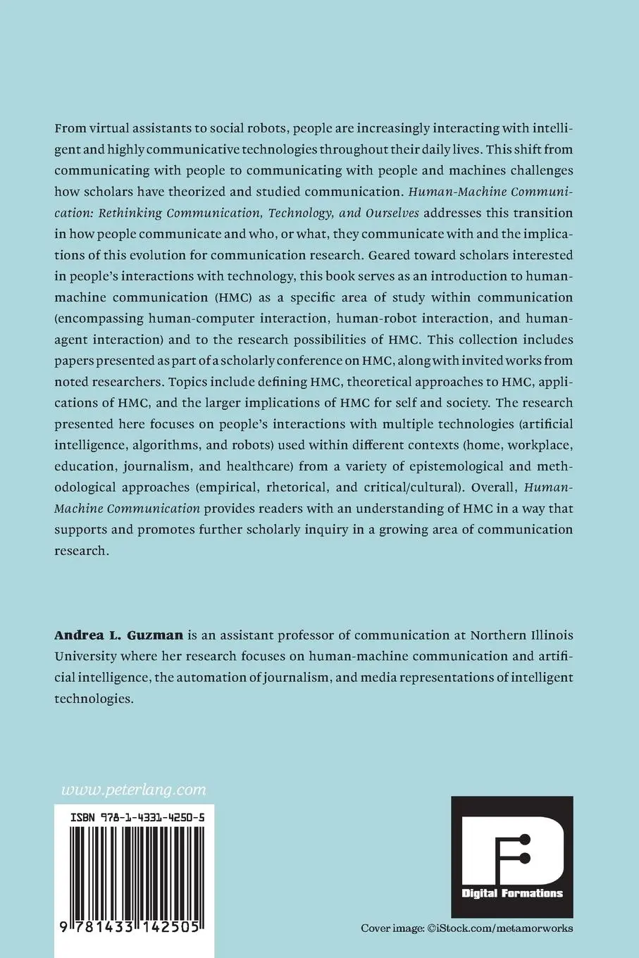 Rückseite: 9781433142505 | Human-Machine Communication | Andrea L. Guzman | Taschenbuch | 294 S.