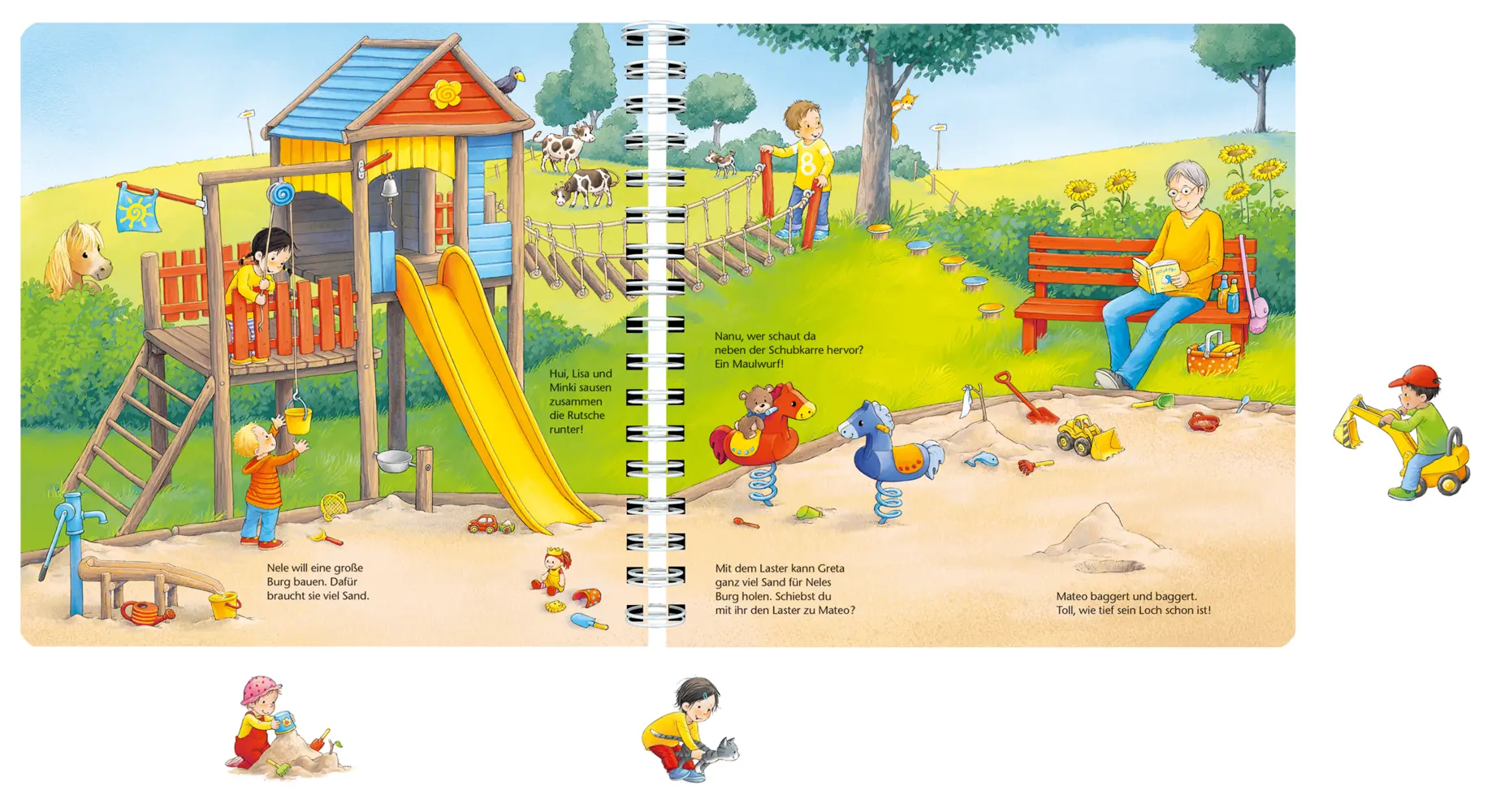 Bild: 9783473302505 | ministeps: Wer macht was? | Katja Senner | Taschenbuch | Spiralbindung