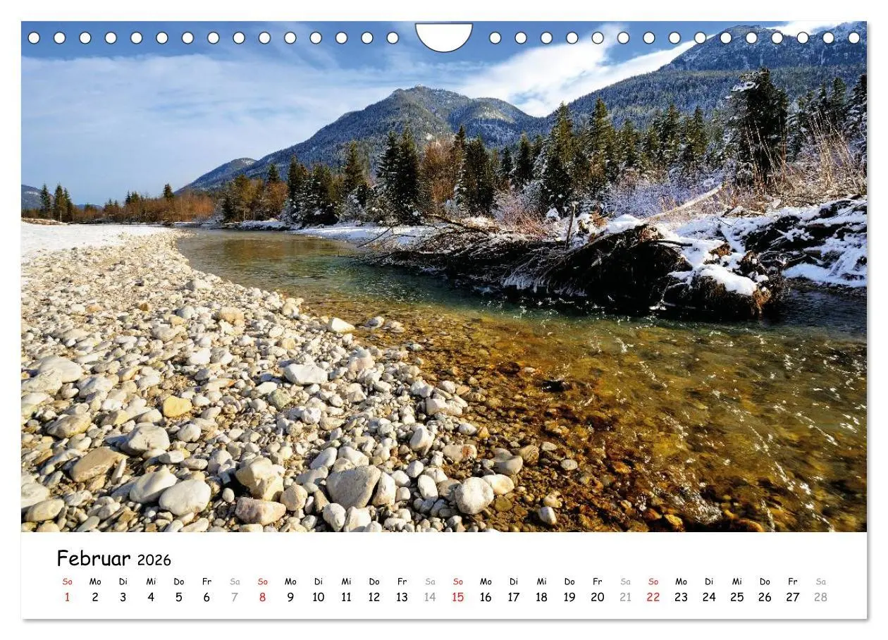Bild: 9783516032505 | Wunderschönes Isartal 2026 (Wandkalender 2026 DIN A4 quer),...