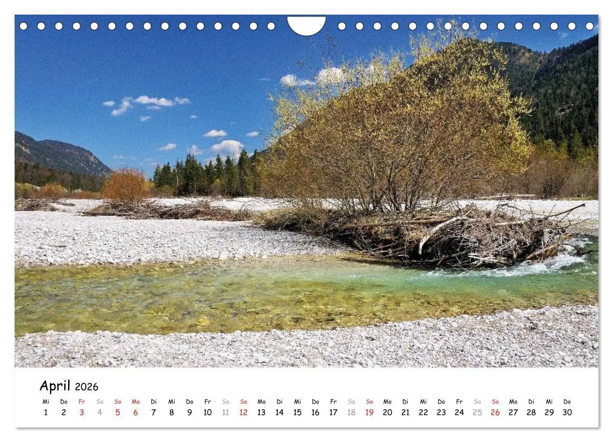 Bild: 9783516032505 | Wunderschönes Isartal 2026 (Wandkalender 2026 DIN A4 quer),...
