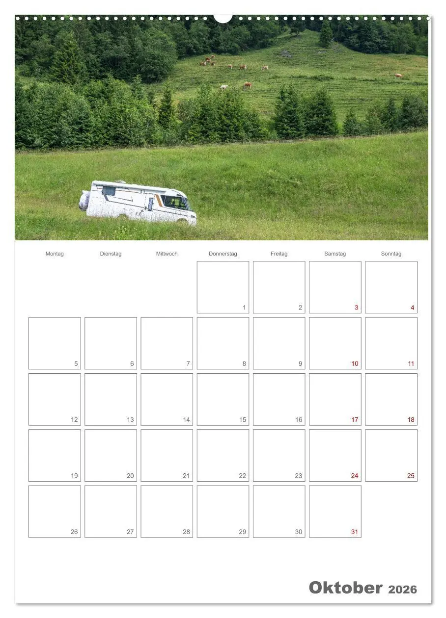 Bild: 9783516342505 | Wohnmobil Jahresplaner (Wandkalender 2026 DIN A2 hoch), CALVENDO...