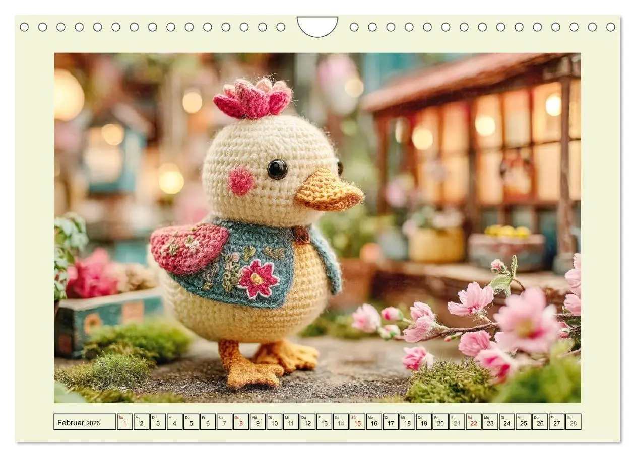 Bild: 9783516722505 | Amigurumi-Glück. Niedliche Häckelkunst aus Japan (Wandkalender 2026...