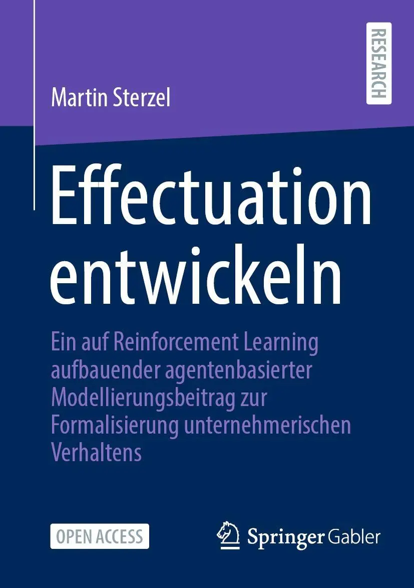 Cover: 9783658392505 | Effectuation entwickeln | Martin Sterzel | Taschenbuch | xxix | 2022