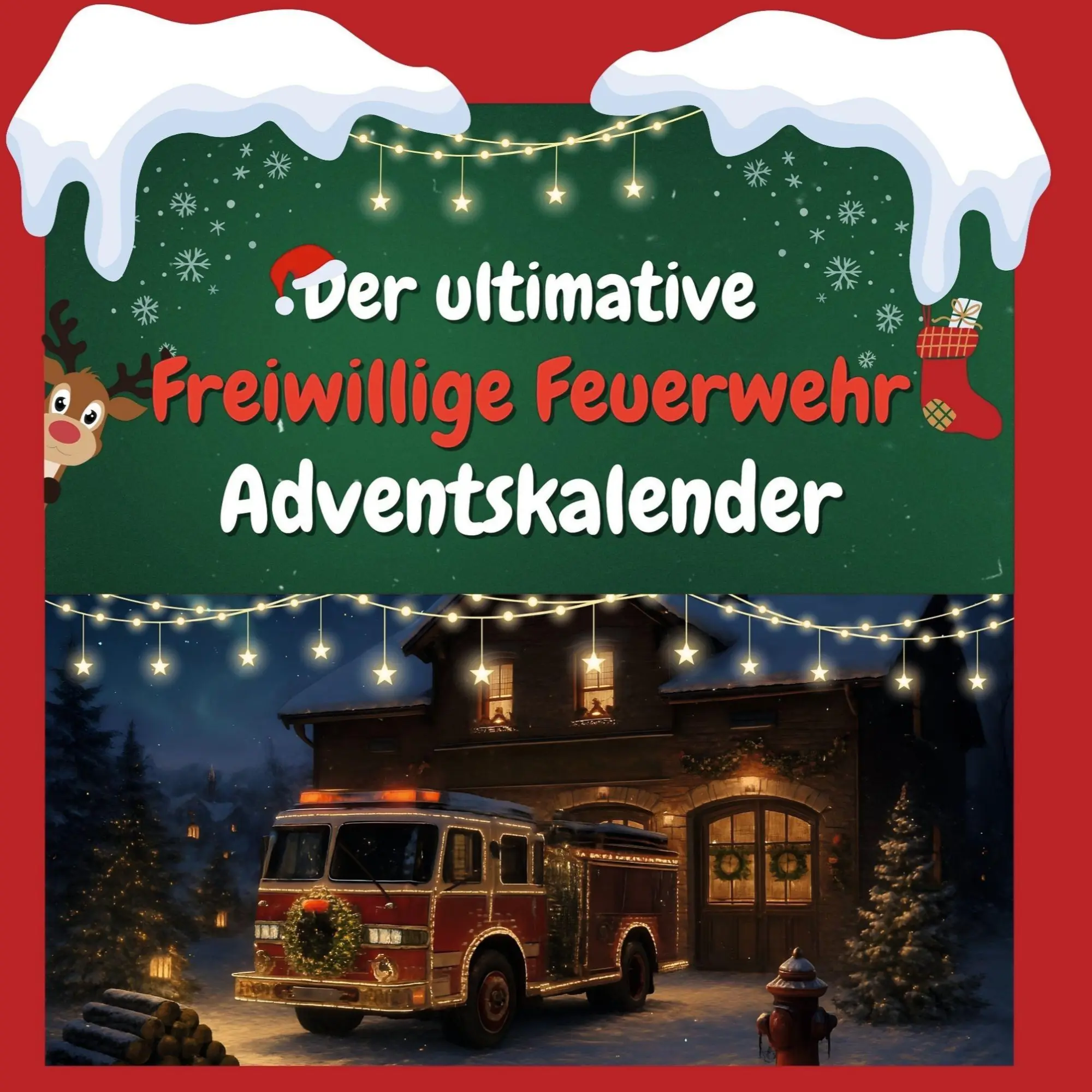 Cover: 9783695302505 | Der ultimative Freiwillige Feuerwehr-Adventskalender | Matteo Münch