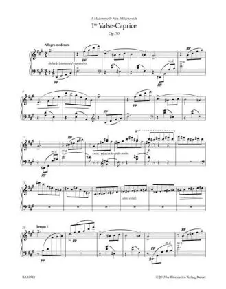 Bild: 9790006542505 | Valses-Caprices, Klavier | Gabriel Fauré | Partitur | 2013