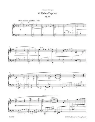 Bild: 9790006542505 | Valses-Caprices, Klavier | Gabriel Fauré | Partitur | 2013