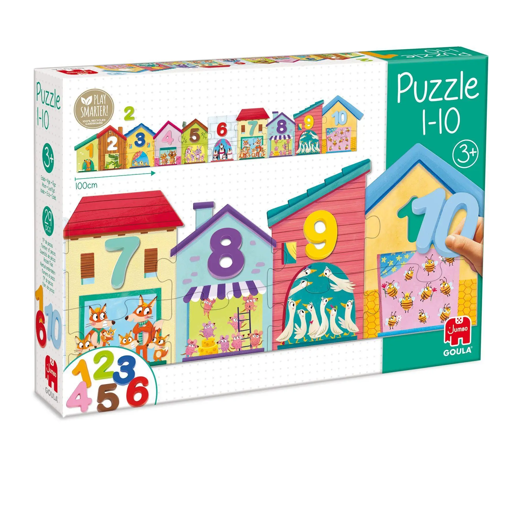 Bild: 8410446552605 | GOULA 1-10 Puzzle | Spiel | 55260 | Deutsch | 2022 | Jumbo Spiele GmbH