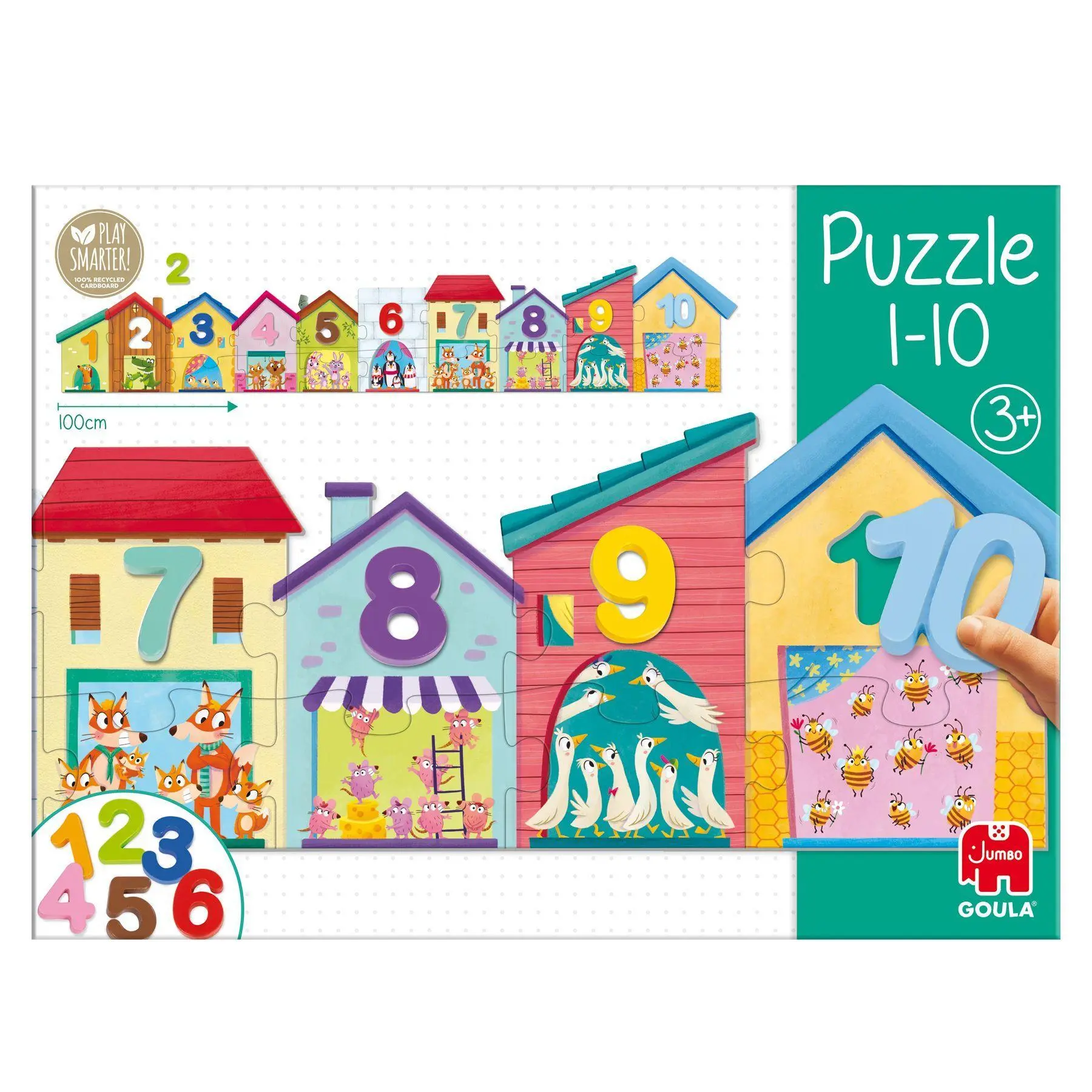 Bild: 8410446552605 | GOULA 1-10 Puzzle | Spiel | 55260 | Deutsch | 2022 | Jumbo Spiele GmbH