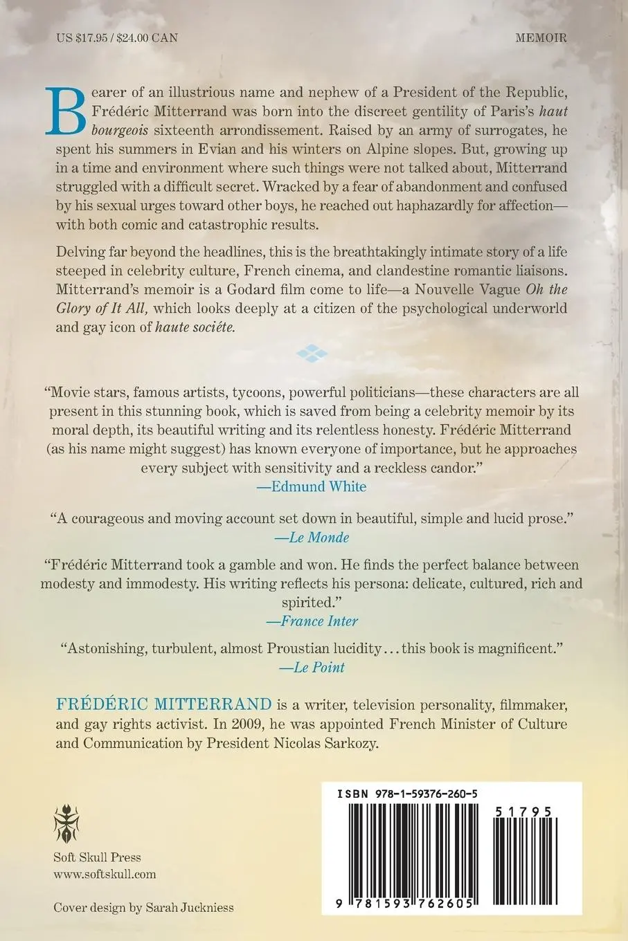 Rückseite: 9781593762605 | The Bad Life | A Memoir | Frederic Mitterrand | Taschenbuch | Englisch