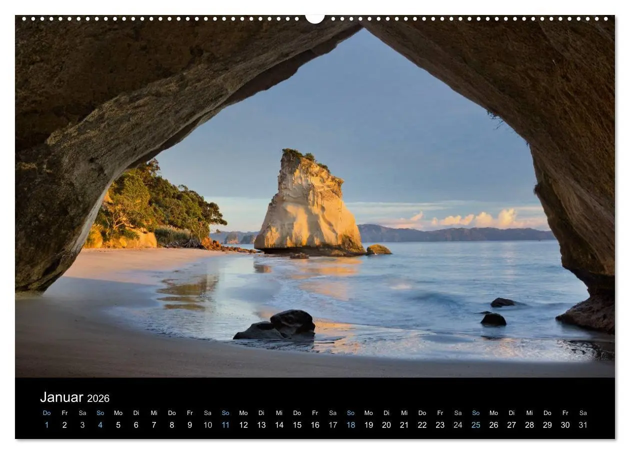 Bild: 9783516022605 | Traumziel Neuseeland 2026 (Wandkalender 2026 DIN A2 quer), CALVENDO...