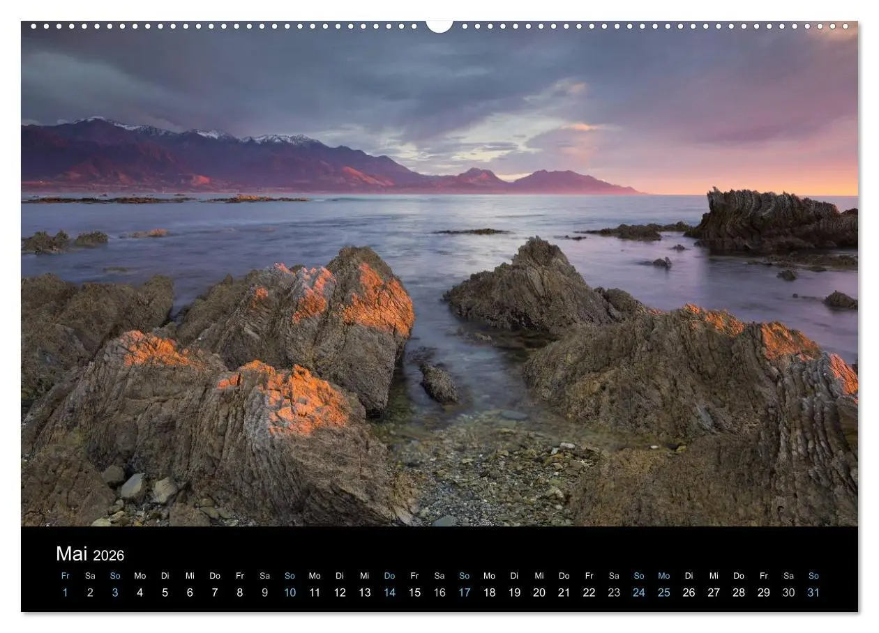 Bild: 9783516022605 | Traumziel Neuseeland 2026 (Wandkalender 2026 DIN A2 quer), CALVENDO...
