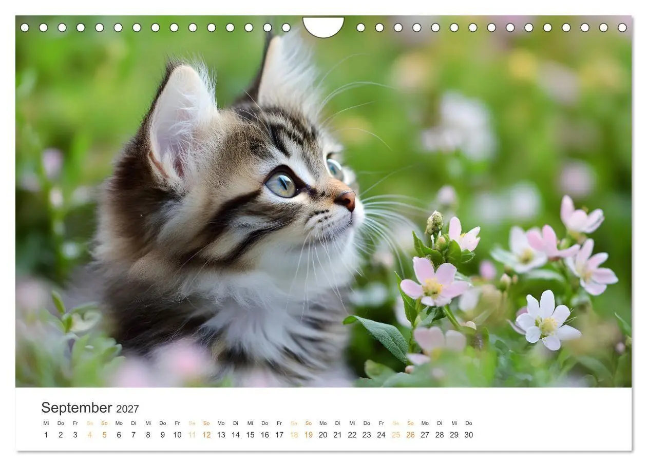Bild: 9783569042605 | Zauberhafte Katzenbabys (Wandkalender 2027 DIN A4 quer), CALVENDO...