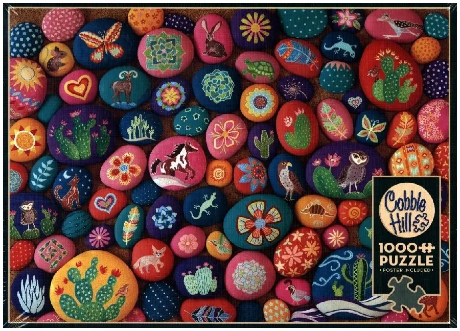 Cover: 625012402705 | Cobble Hill Bemalte Steine aus Südwest Amerika 1000 Teile | Spiel