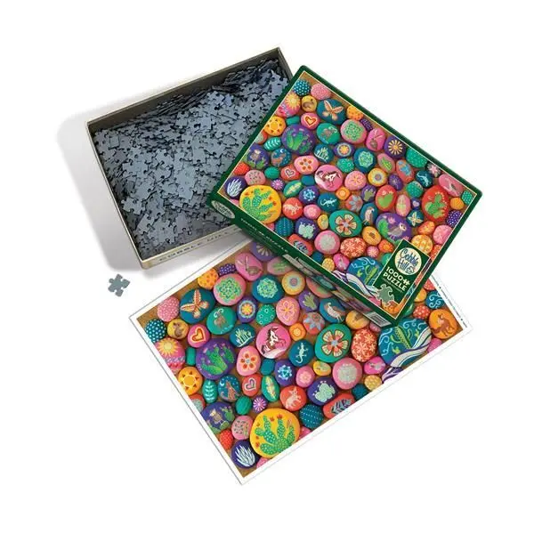 Bild: 625012402705 | Cobble Hill Bemalte Steine aus Südwest Amerika 1000 Teile | Spiel