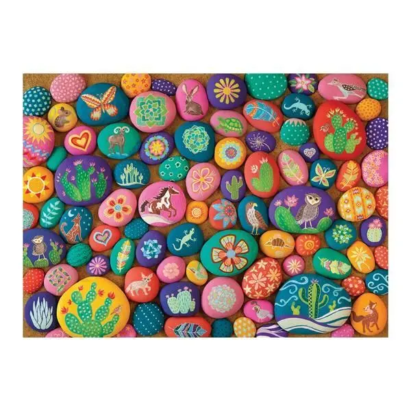 Bild: 625012402705 | Cobble Hill Bemalte Steine aus Südwest Amerika 1000 Teile | Spiel