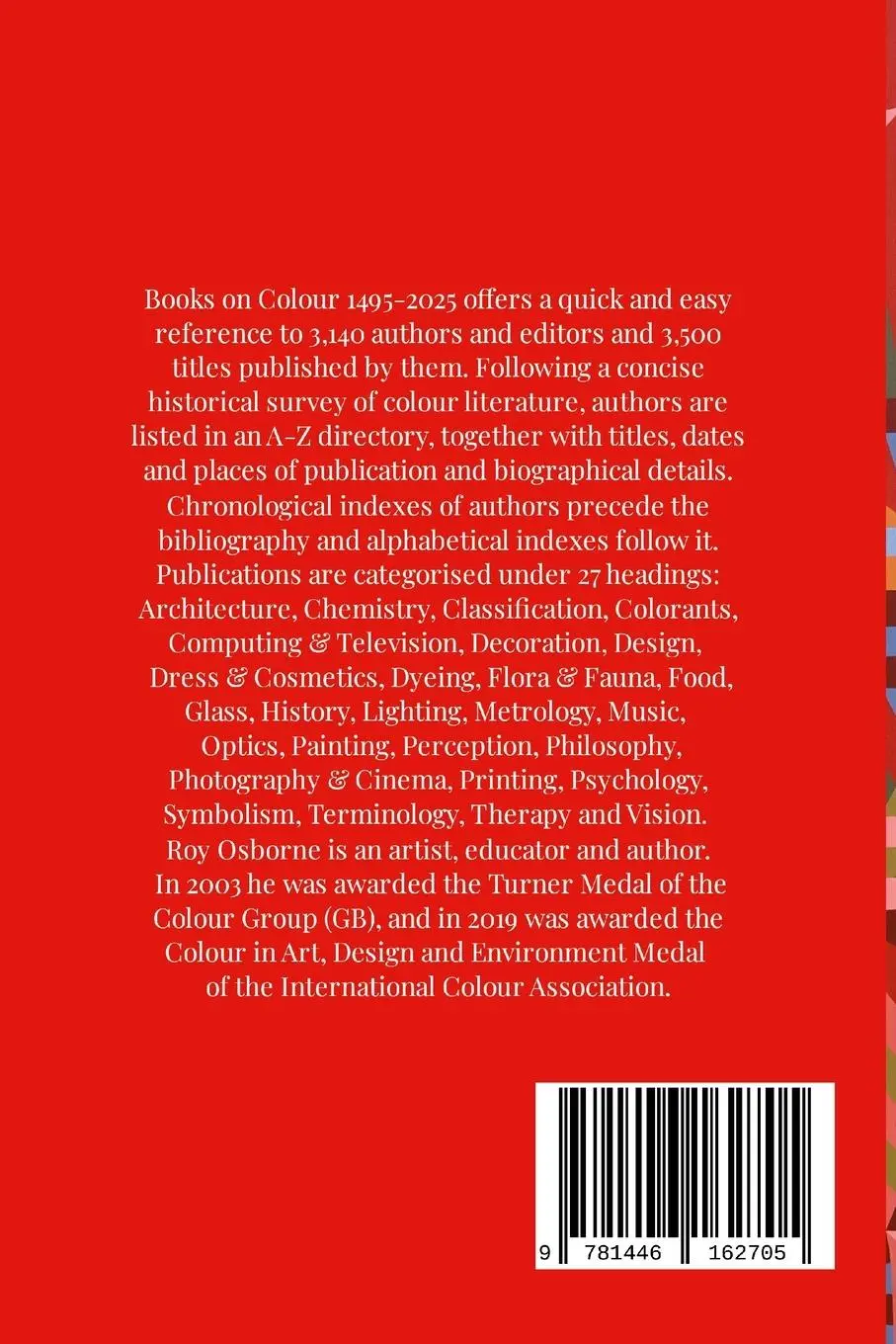 Rückseite: 9781446162705 | BOOKS ON COLOUR 1495-2025 | HISTORY AND BIBLIOGRAPHY | Roy Osborne
