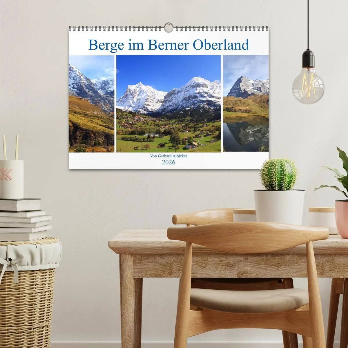 Bild: 9783457922705 | Berge im Berner Oberland (Wandkalender 2026 DIN A3 quer), CALVENDO...