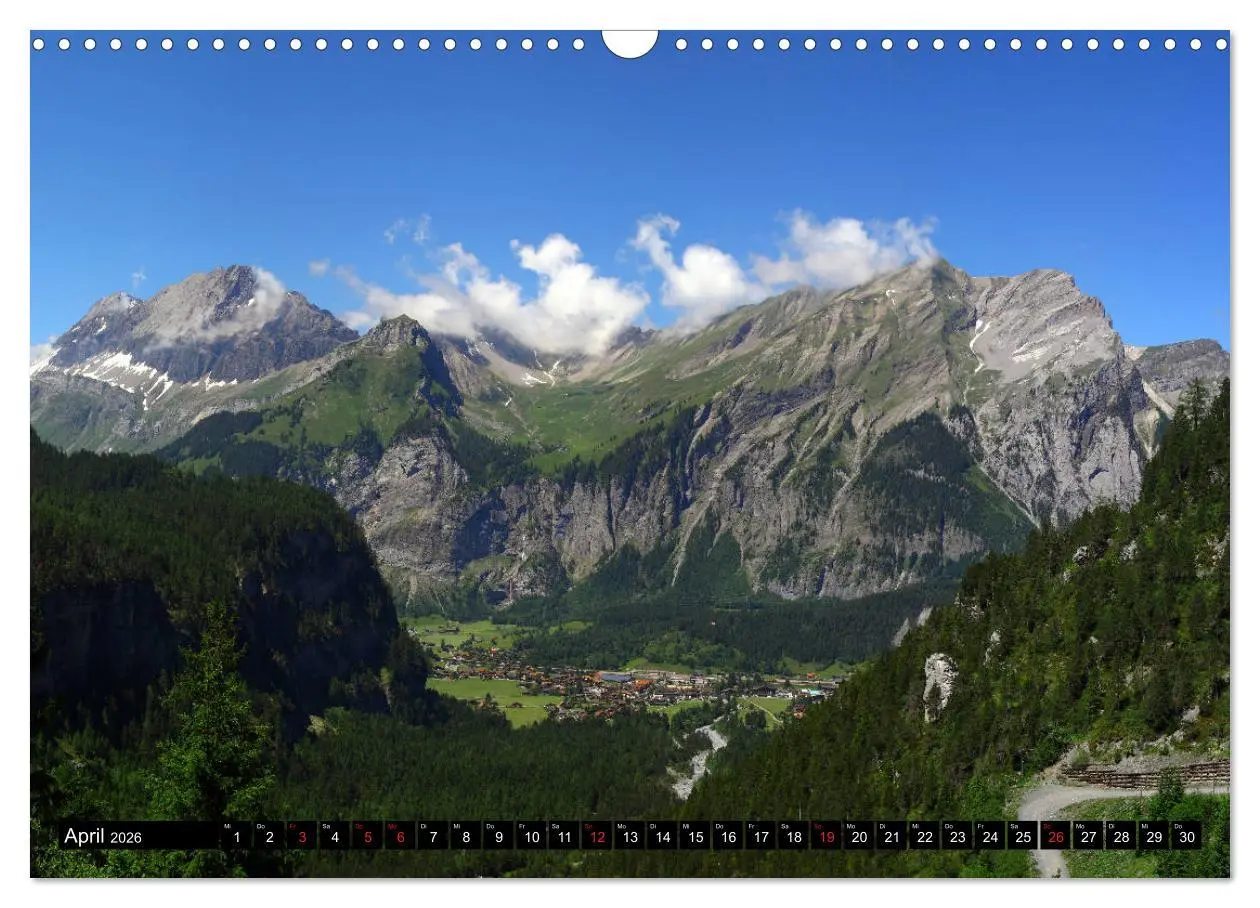 Bild: 9783457922705 | Berge im Berner Oberland (Wandkalender 2026 DIN A3 quer), CALVENDO...