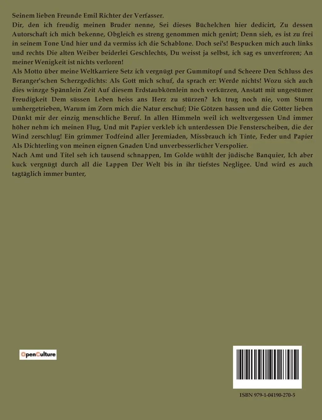 Rückseite: 9791041902705 | Buch der Zeit | Arno Holz | Taschenbuch | 370 S. | Deutsch | 2023