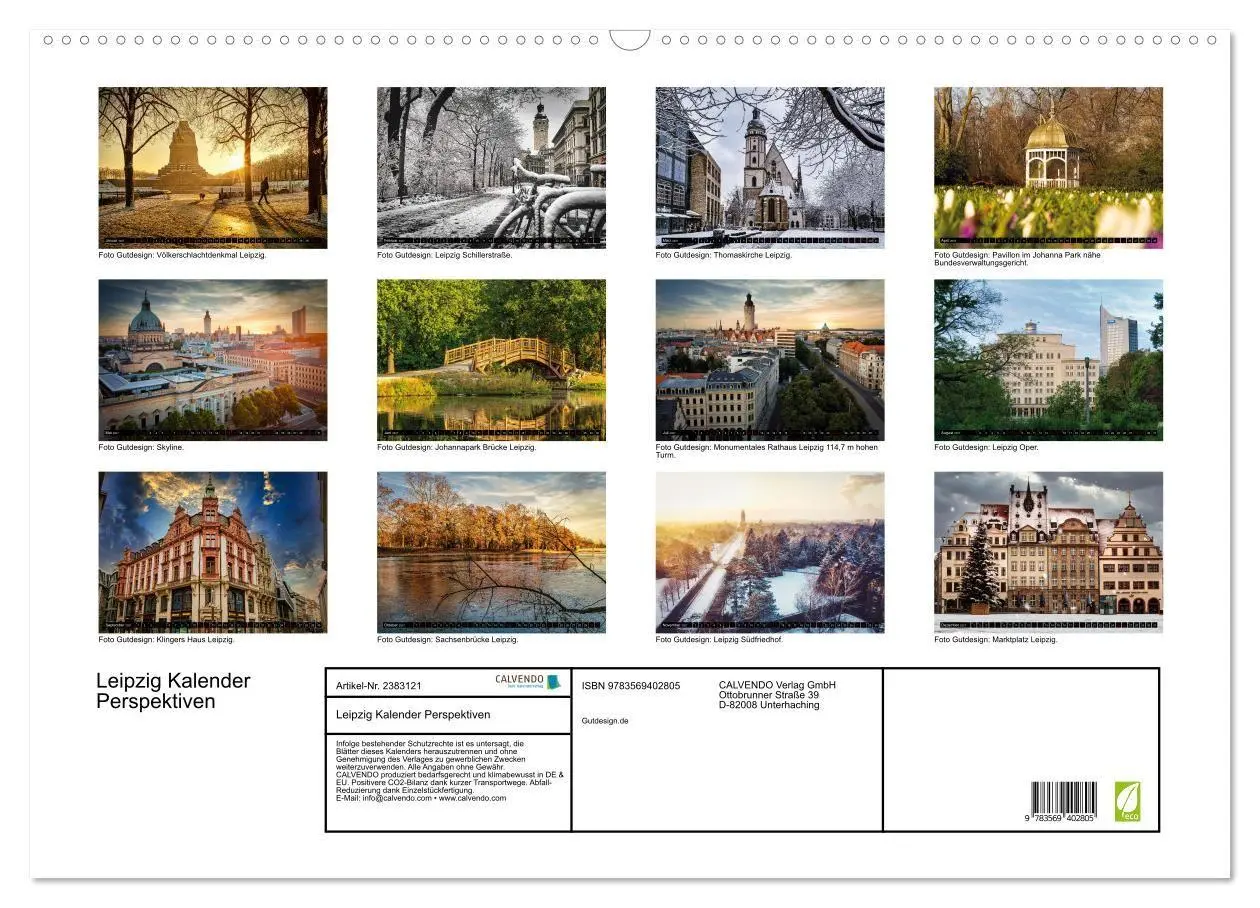 Bild: 9783569402805 | Leipzig Kalender Perspektiven (Wandkalender 2027 DIN A2 quer),...