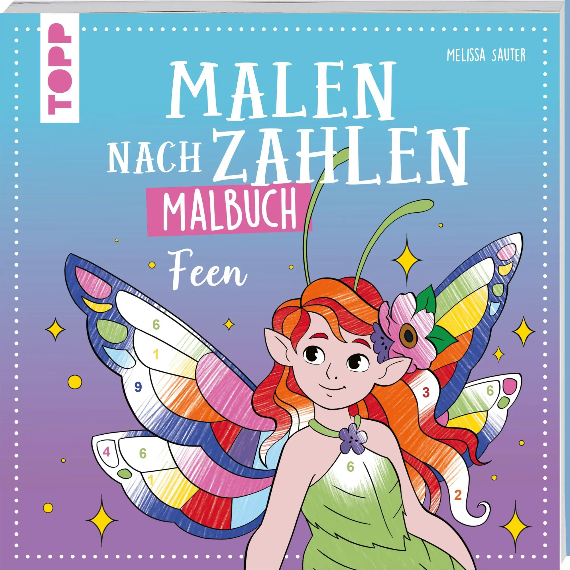 Cover: 9783735892805 | Malen nach Zahlen Malbuch Feen | Melissa Sauter | Taschenbuch | 64 S.