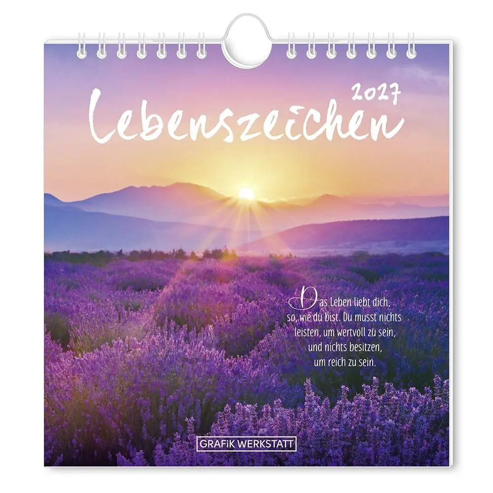 Cover: 9783986362805 | Postkartenkalender 2027 Lebenszeichen | Postkartenkalender | Original
