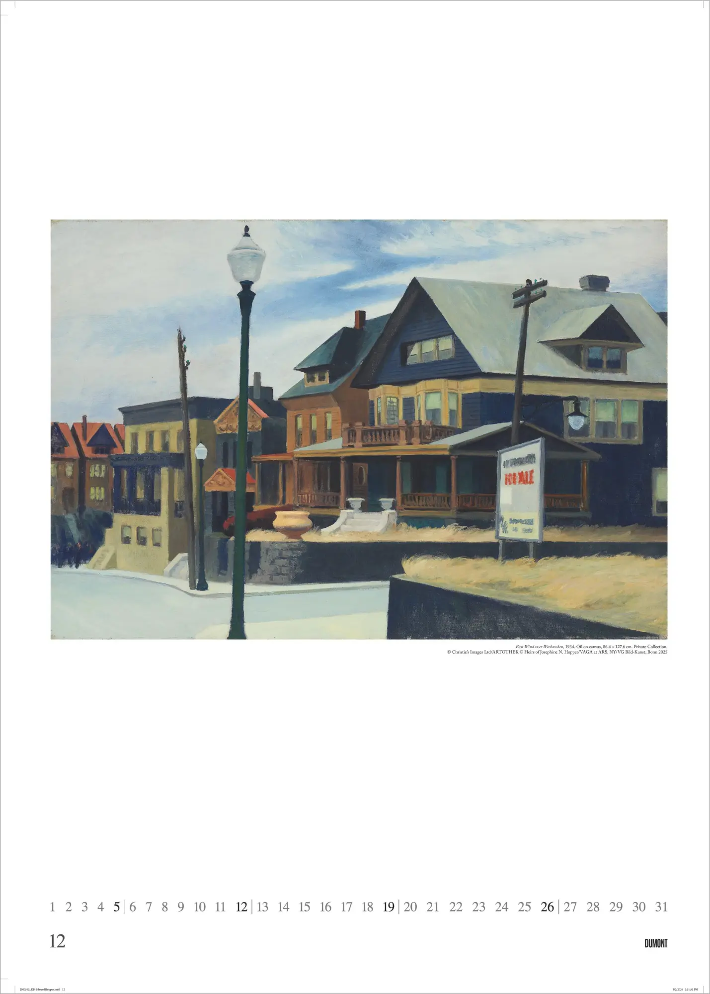 Bild: 4069095012905 | Edward Hopper 2027 | Neumann Verlage GmbH &amp; Co KG | Kalender | 14 S.